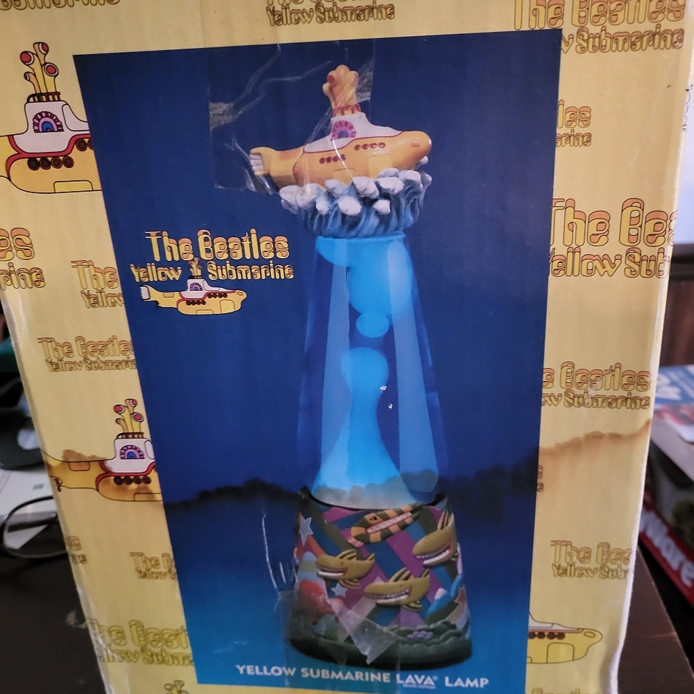 Beatles Yellow Submarine Lava Lamp